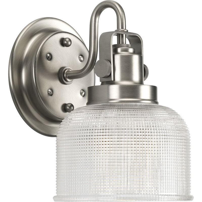 Wortman Armed Sconce, Antique Nickel