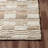 Beige/Ivory Contemporary Checkered Flatweave Wool Blend Indoor Area Rug-1620489710