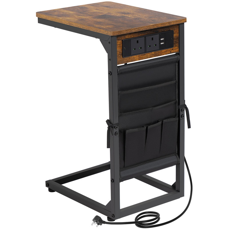End Table, Rustic Brown