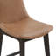 Tabouret de comptoir en similicuir avec pieds en bois massif-119721196-133075109