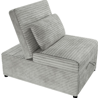 Fauteuil en velours côtelé de couleur Cozy