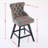 Swivel Upholstered Counter Stool(Set Of 2)-1798327262