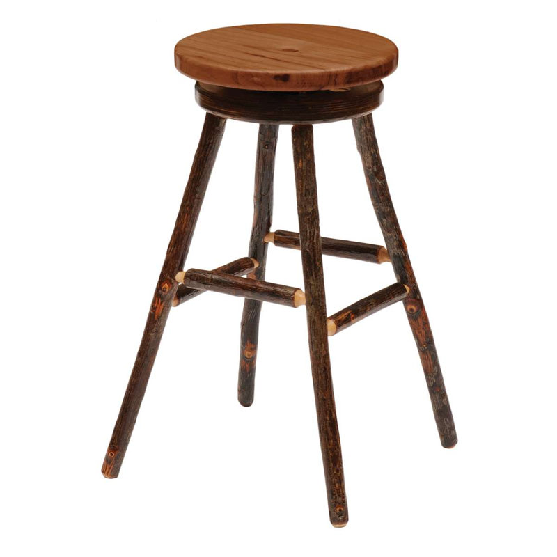 Tabouret de comptoir pivotant Fireside Lodge Hickory, Espresso