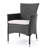 Dining Chair (2 Chairs ) - Stylish Grey For Reception 32.02 In. Height X 24 Width 22.86 Depth, 15.01 Lb Of 2 With Modern Straight Line Splendor, D, W, H,