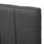 Lit plateforme simple tapissier avec lit gigogne et 3 tiroirs attrayants en lin gris - look moderne