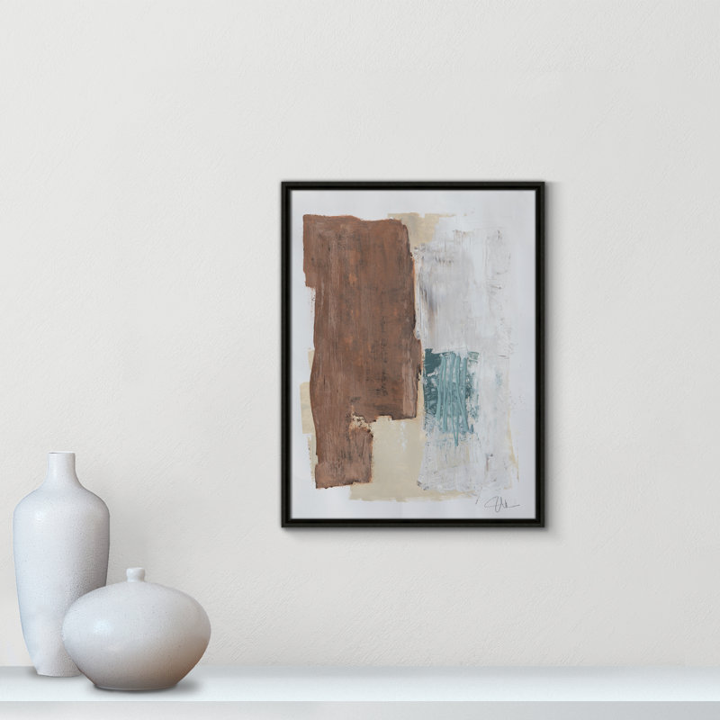 Together We Work " Together We Work I " by Filippo Ioco, Espresso Framed, 25.5'' H x 19.5'' W x 2'' D