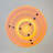 Vintage Sunset Orange Restaurant Pendant Light