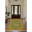 Zyana Collection Digital Print Cotton-Polyester Green Yellow Moroccan Rug-858779370