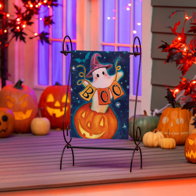 Drapeau de jardin en suède Boo