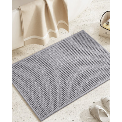 Bairoil Non-Slip Chenille Bath Rug