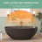 61'' Freestanding Soaking Solid Surface Bathtub-121671844