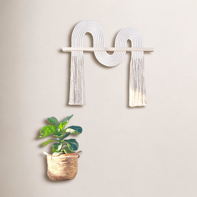 “Shuji” Abstract Fiber Wall Hanging
