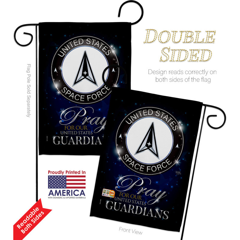 Double Sided 18.5'' H x 13'' W Polyester Garden Flag