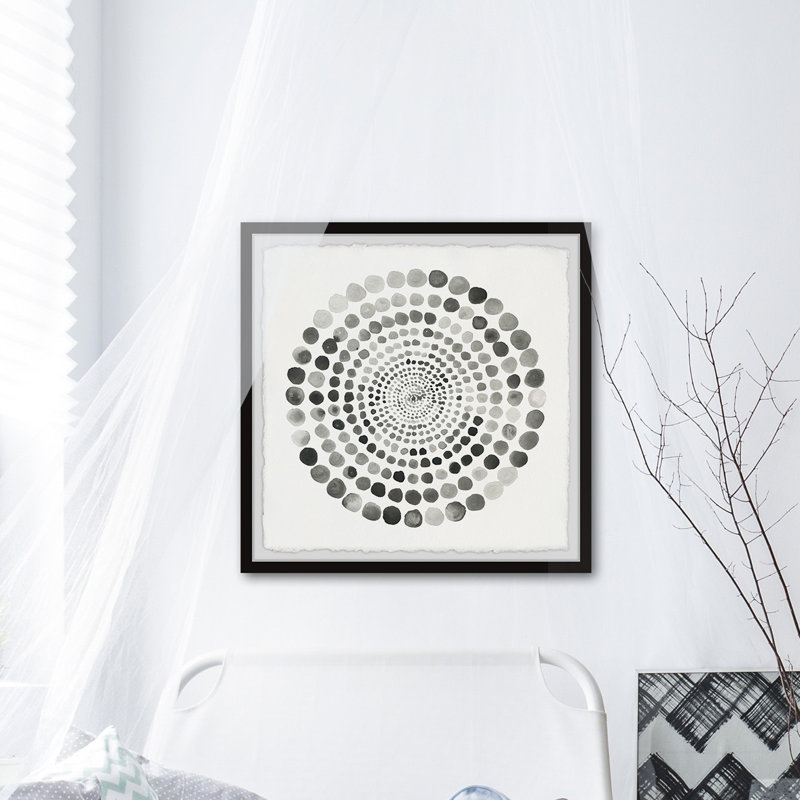 Grey Paradox - Single Picture Frame Painting, 51cm H x 51cm W
