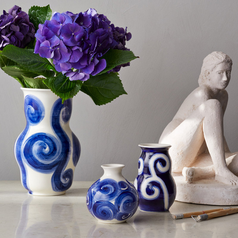 Tulle Earthenware Table Vase