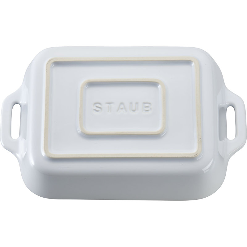 Staub Ceramic 6-inch Rectangular Baking Dish, White