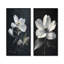 Ensemble de 2 pièces d'art mural cornichon I - cornouiller monochrome blanc et noir-1810527518-1810527593-1810527510