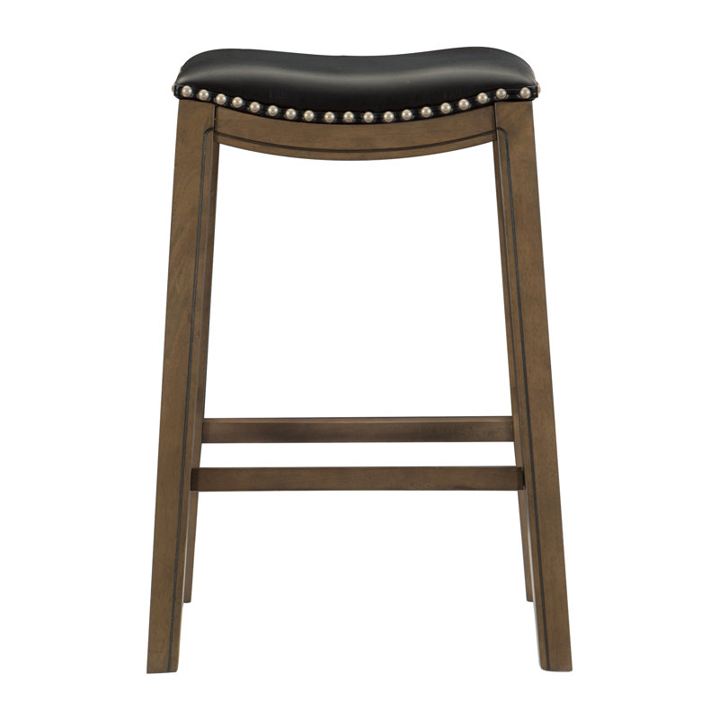 Tabouret Zackery, Noir, Tabouret de bar (siège d'une hauteur de 30,5 po)