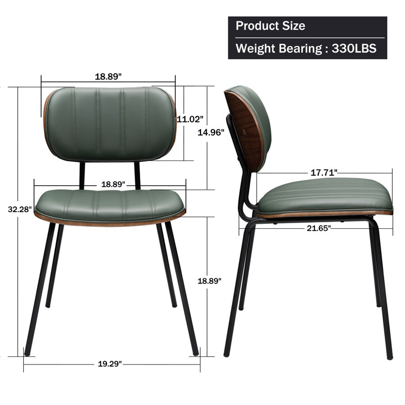 Chaise d'appoint Laykyn, Vert