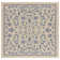 Arneshia Floral Tan/Blue Indoor/Outdoor Area Rug