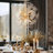 Colstrip 8-Light Iron Dimmable Sputnik Chandelier