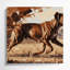 «Dogs Rhodesian Ridgeback», art mural sur toile brune-2137937747