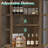 Janardam Accent Corner Cabinet
