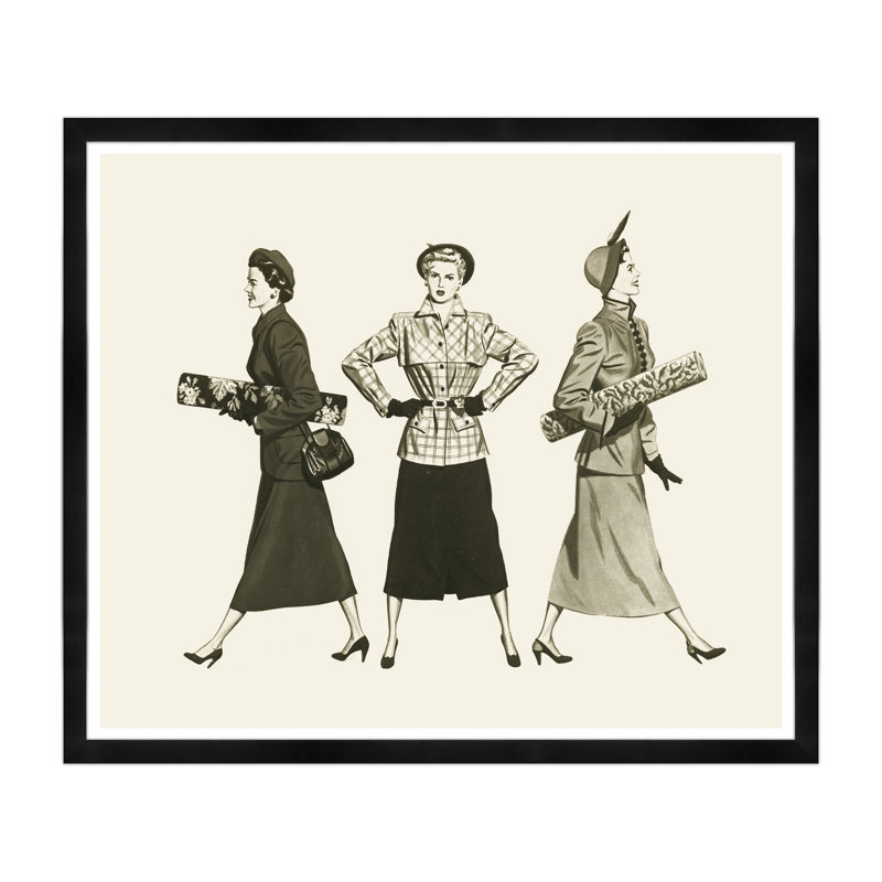 Designing Women Print, Black Framed