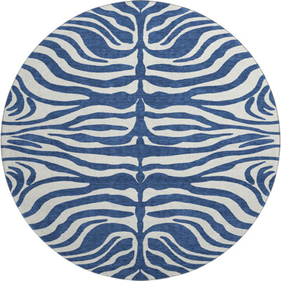 Premium Machine Washable Goulven AMF1042 Animal Print Rug