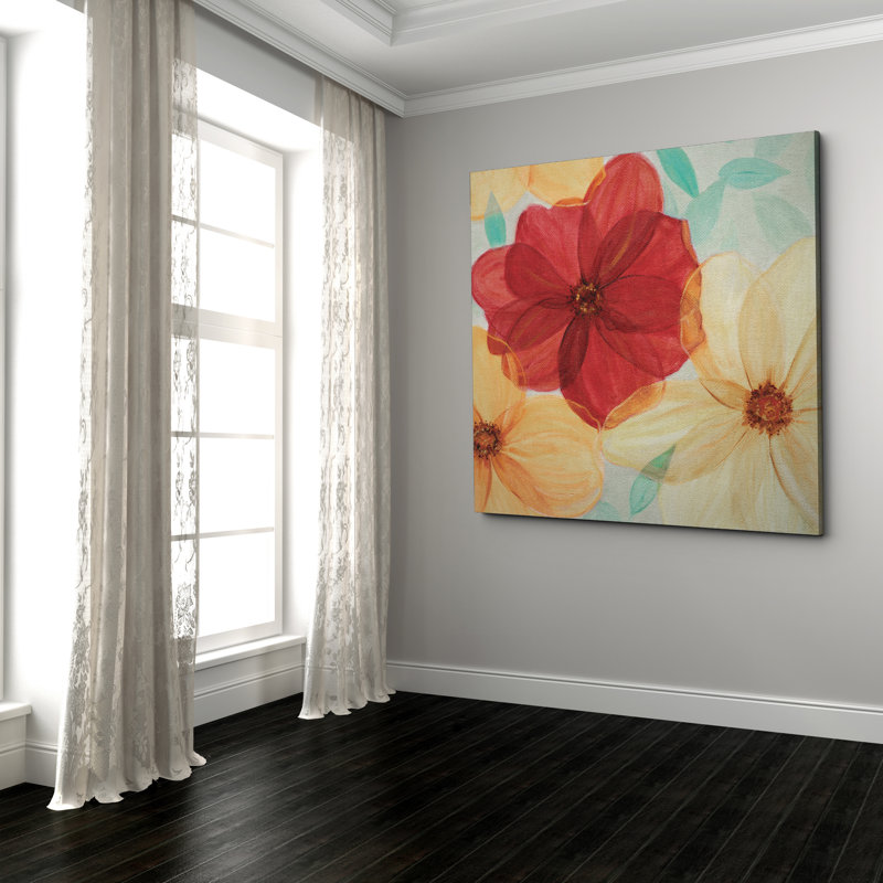Flash of Spring I - Imprimé, H 16 po x l 16 po x P 1,5 po, Toile tendue
