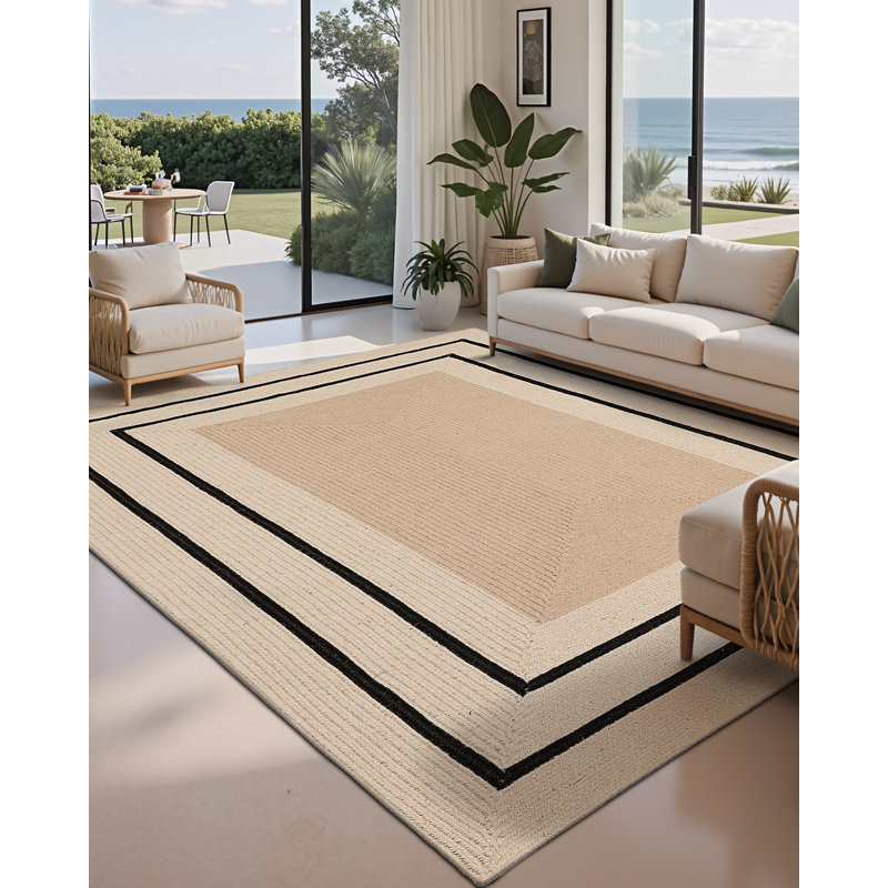 Jute / Sisal Rug, L 96 po x L 120 po