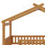 Lit en bois avec couchette-1076371909