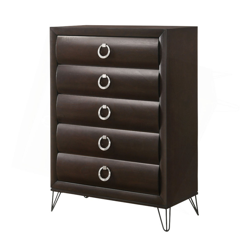 Commode finition merlot foncé