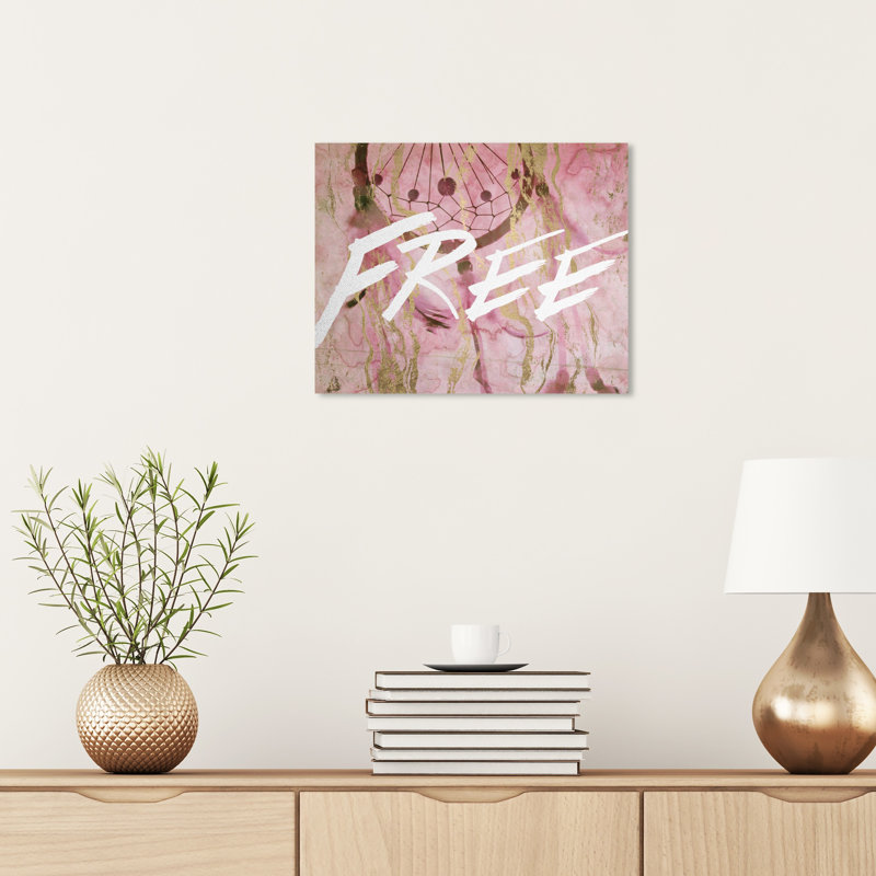 « free », art sur toile Lundys, H 17 po x l 20 po x P 1,5 po