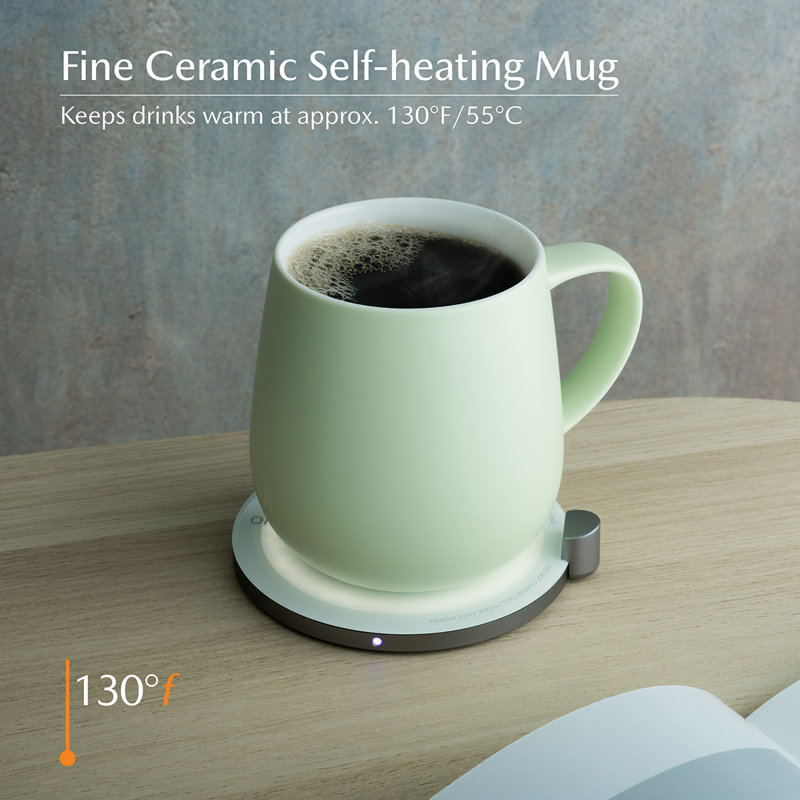 Ui Self-Heating Mug Set - Verde Green