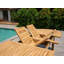 Oval Double Extendable Teak Dining Table