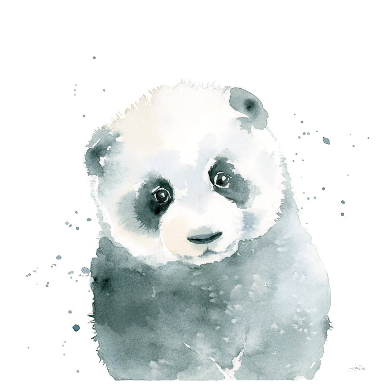 «Panda Cub» par Katrina Pete - reproduction, H 36 po x l 36 po