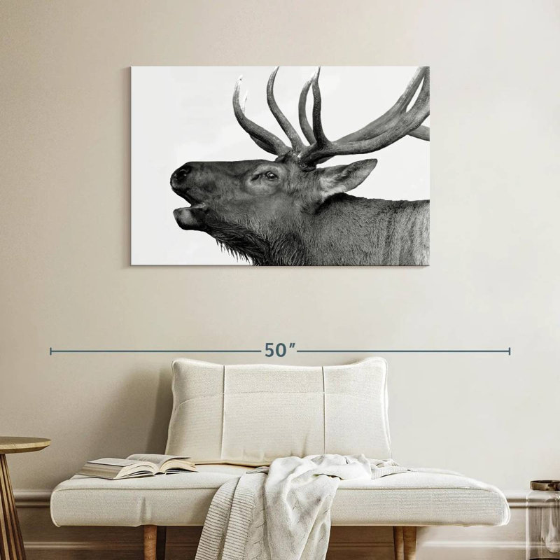 Brampt Deer Call, 26" H x 39" W