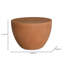 Brantley Concrete Drum End Table-1613359156