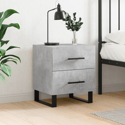 Maricrus 40cm W Iron Bedside Table