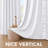 Faux Linen 100% Blackout Curtains for Bedroom Thermal Insulated Textured Linen Look Curtain Back Tab/Rod Pocket/Hook Belt Draperies 2 Panels-1136839619-1136839614