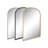 Metal Arch Wall Mirror-701091096-701091098