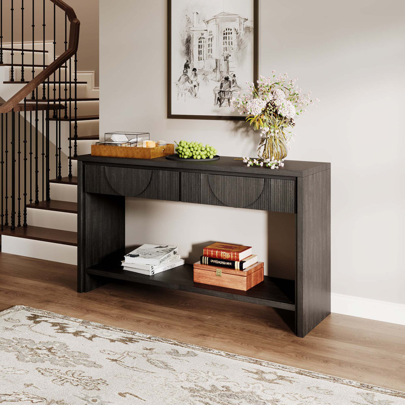 Console de style campagnard, Noir