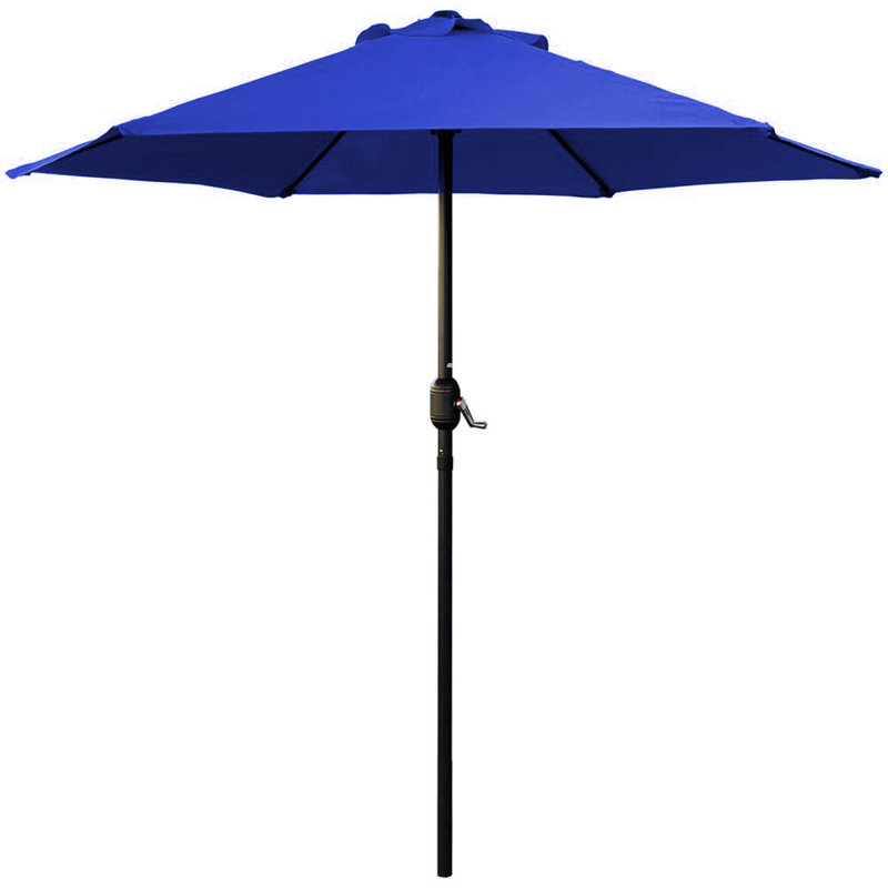 Parasol de marché Tempo, Bleu de cobalt, 120''