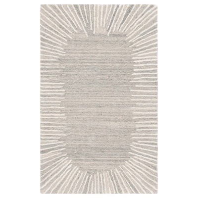 Fifth Avenue 129 Area Rug In Grey / Ivory