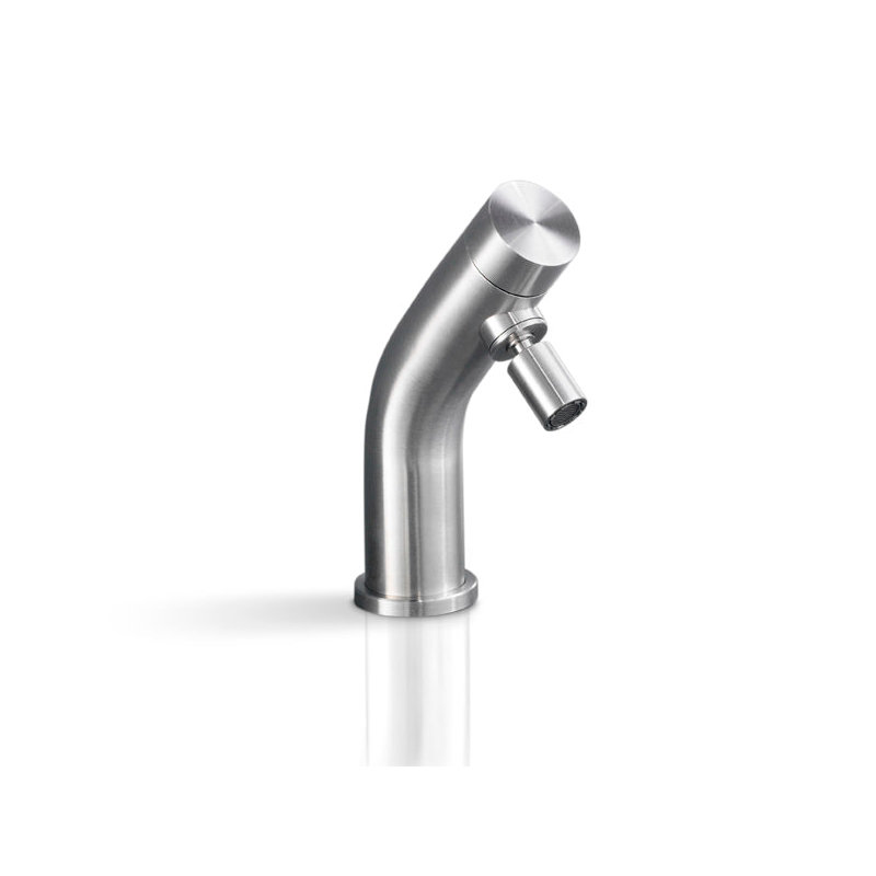 Acquaco Linki Puro Deck Mount Single-Hole Single Handle Bidet Faucet with 3-1/4'' Spout Reach, Satin Light Gold PVD