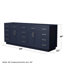 Base de meuble-lavabo double autoportante de 83 po Beckett-128067417-134435471