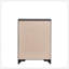 Commode de couleur unie, noir