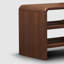 Banc en bois de noyer massif-4676689