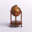 Globe bar en bois